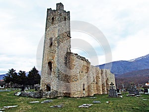Pre-Romanesque church of Holy Salvation, Cetina - Croatia PredromaniÃâÃÂka crkva Svetoga Spasa u Cetini photo